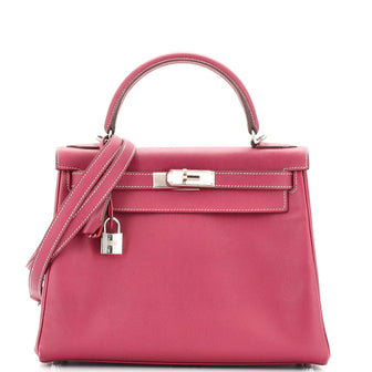 Hermes Candy Kelly Handbag Epsom 28
