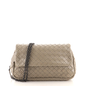Bottega Veneta Expandable Chain Crossbody Bag Intrecciato Nappa Small