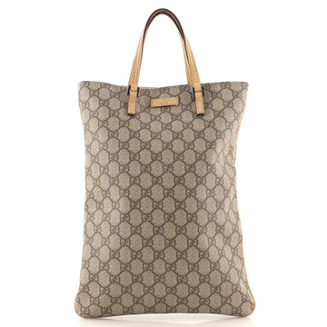 Gucci Joy Plus Flat Tote GG Coated Canvas Small