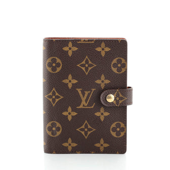 Louis Vuitton Ring Agenda Cover Monogram Canvas PM