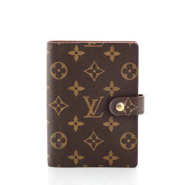 Louis Vuitton Ring Agenda Cover Monogram Canvas PM