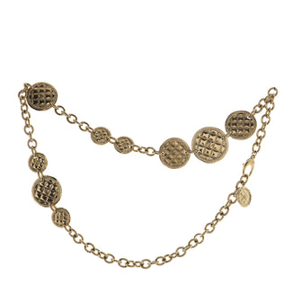 Chanel CC Quilted Medallion Chain Belt Metal