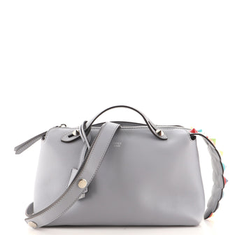Fendi By The Way Satchel Leather with Studs Small