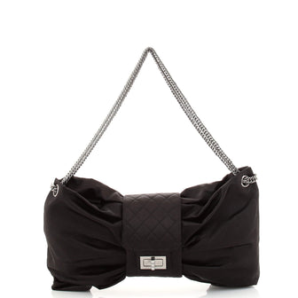 Chanel Bow Bag Satin Large