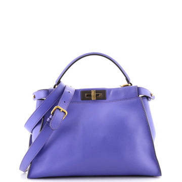 Fendi Peekaboo Bag Rigid Leather Regular