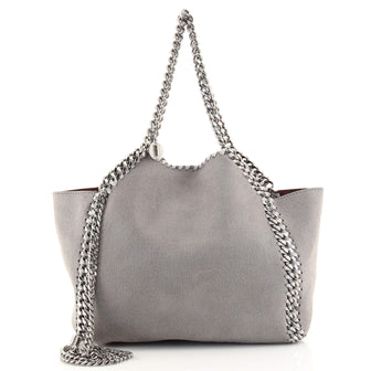 Stella McCartney Falabella Reversible Tote Shaggy Deer Mini