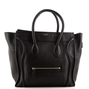 Celine Luggage Bag Smooth Leather Mini