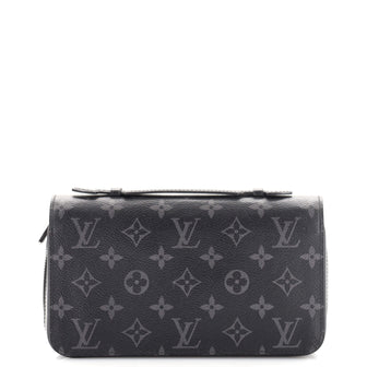 Louis Vuitton Zippy Wallet Monogram Eclipse Canvas XL