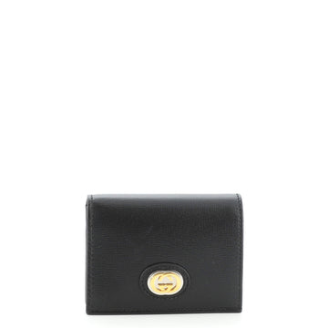 Gucci Marina Flap Card Case Leather