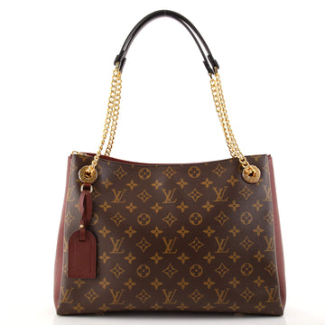Louis Vuitton Surene Handbag Monogram Canvas with Leather MM