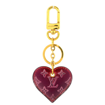 Louis Vuitton Love Lock Heart Keychain Limited Edition Degrade Monogram Vernis
