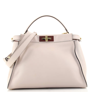 Fendi Peekaboo Bag Rigid Leather Regular