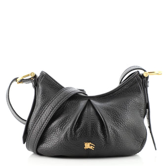 Burberry Half Moon Crossbody Bag Leather Small