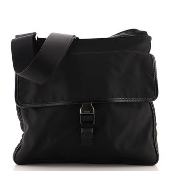 Prada Front Pocket Messenger Bag Tessuto Medium