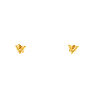 Louis Vuitton Essential V Stud Earrings Metal