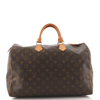 Louis Vuitton Speedy Handbag Monogram Canvas 40
