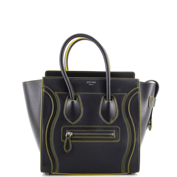 Celine Luggage Bag Smooth Leather Micro