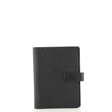 Louis Vuitton Ring Agenda Cover Taiga Leather MM