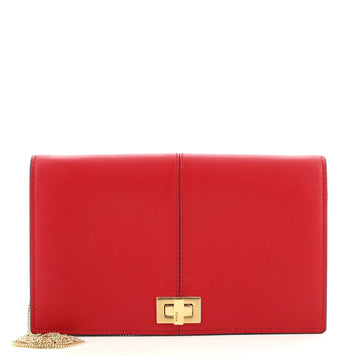 Fendi Peekaboo Wallet on Chain Leather