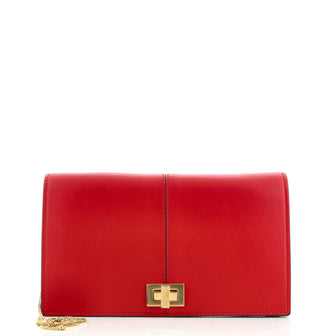 Fendi Peekaboo Wallet on Chain Leather