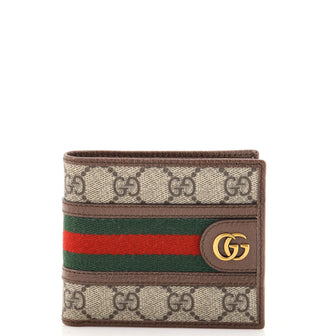 Gucci Ophidia Bifold Wallet GG Coated Canvas