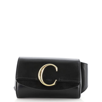 Chloe C Belt Bag Leather with Suede