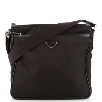 Prada Front Pocket Messenger Bag Tessuto Medium