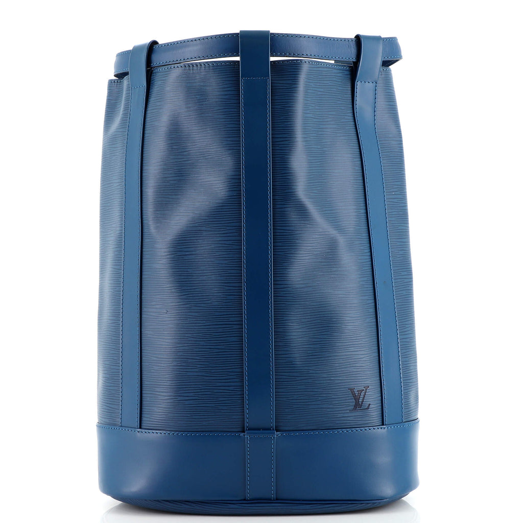 Louis Vuitton Randonnee Backpack Epi Leather PM Blue 14542926