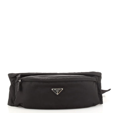Prada Zip Waist Bag Tessuto Medium