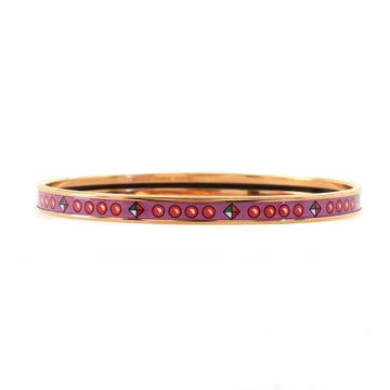 Hermes Uni Bangle Bracelet Enamel Extra Narrow