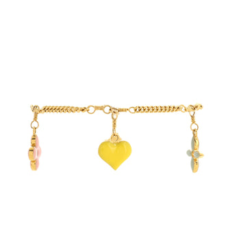 Louis Vuitton Sweet Monogram Charm Bracelet Metal with Enamel
