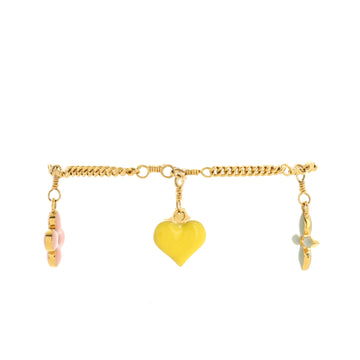 Louis Vuitton Sweet Monogram Charm Bracelet Metal with Enamel