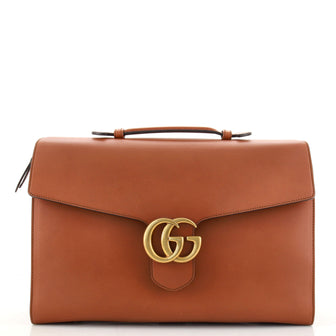 Gucci GG Marmont Briefcase Leather Large