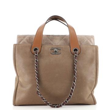 Chanel In the Mix Portobello Soft Tote Quilted Iridescent Calfskin