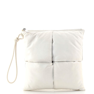 Bottega Veneta Wristlet Pouch Padded Maxi Intrecciato Leather Small