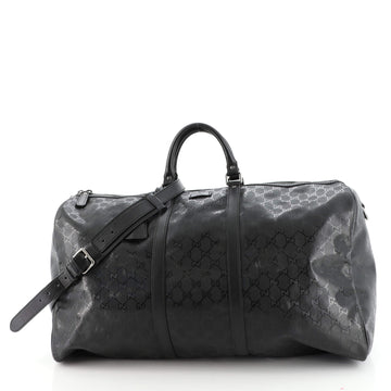 Gucci Carry On Convertible Duffle Bag GG Imprime Large