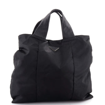 Prada Open Tote Tessuto Tall