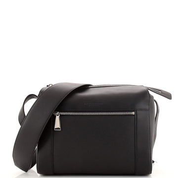 Bottega Veneta Messenger Bag Leather with Rubberized Canvas Medium