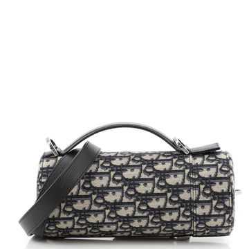 Christian Dior Vertical Roller Messenger Bag Oblique Canvas