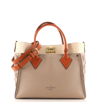 Louis Vuitton On My Side Tote Monogram Tuffetage Leather