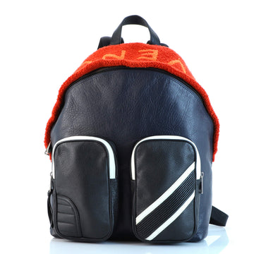 Givenchy MC3 Backpack Leather with Shearling Large
