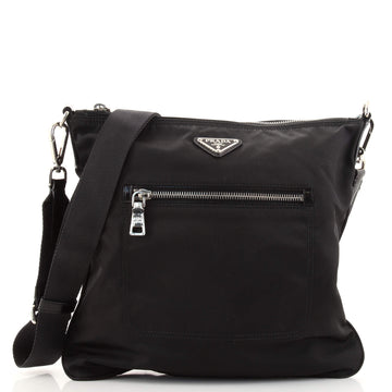 Prada Front Pocket Messenger Bag Tessuto Medium