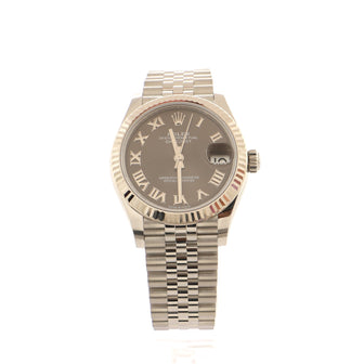 Rolex Oyster Perpetual Datejust Automatic Watch Stainless Steel and White Gold 31