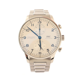 IWC Schaffhausen Portugieser Chronograph Automatic Watch Stainless Steel 41