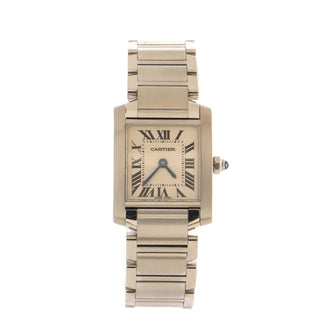 Cartier Tank Francaise Quartz Watch Stainless Steel 20