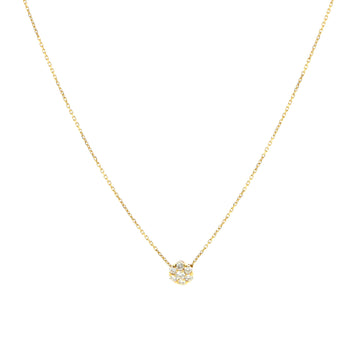 Van Cleef & Arpels Fleurette Necklace 18K Yellow Gold with Diamonds