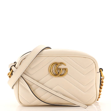 Gucci GG Marmont Shoulder Bag Matelasse Leather Mini