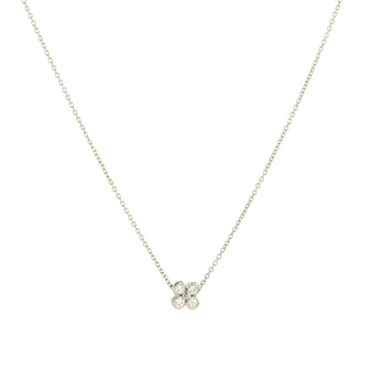 Tiffany & Co. Garden Flower Pendant Necklace Platinum and Diamonds