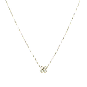 Tiffany & Co. Garden Flower Pendant Necklace Platinum and Diamonds