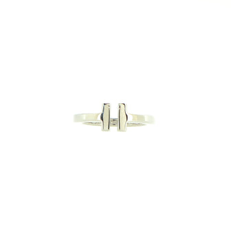 Tiffany & Co. T Wire Ring 18K White Gold